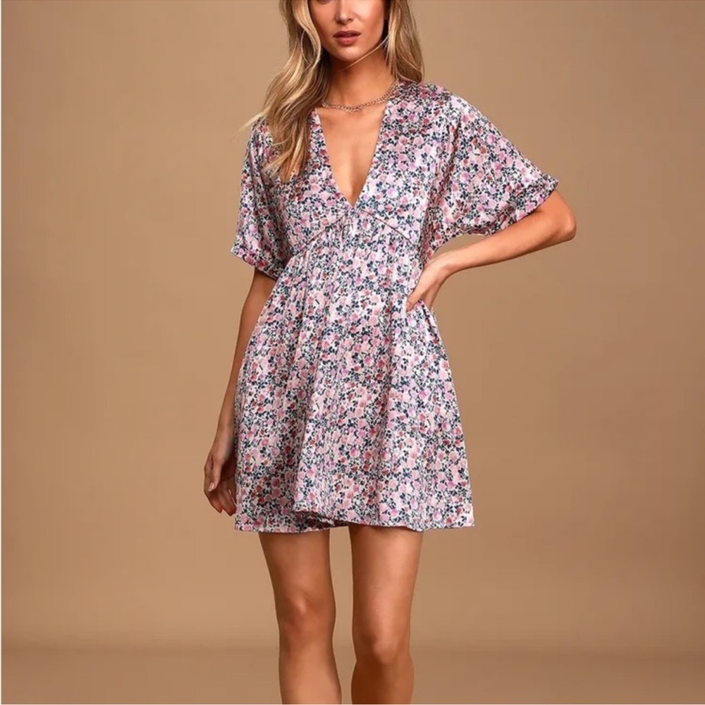 Colorful Silky Dress